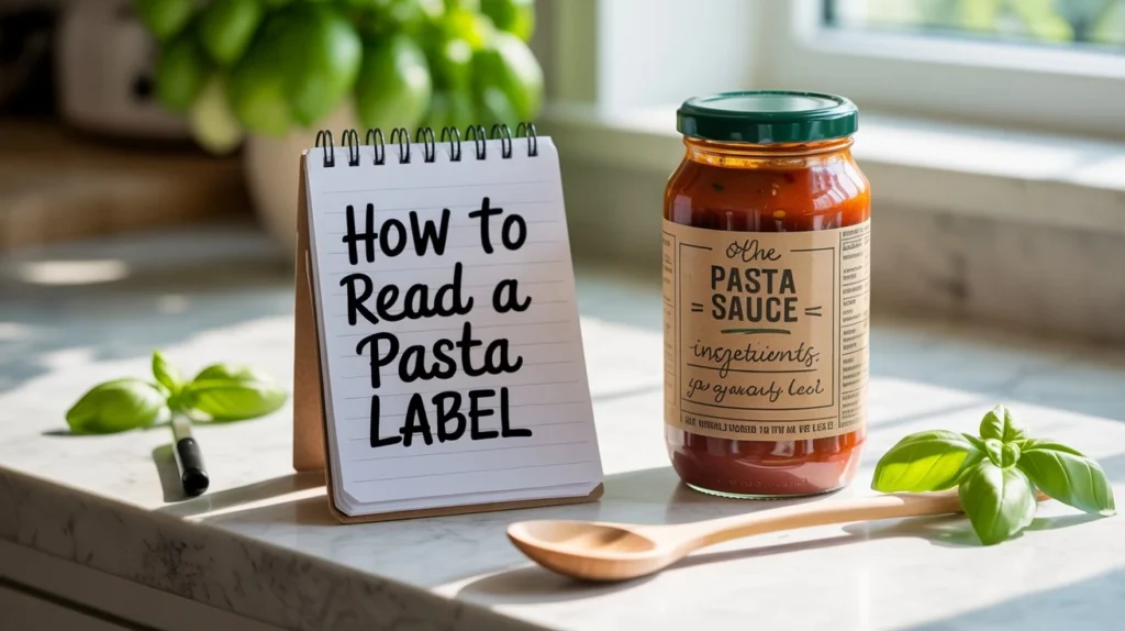 How to read a pasta sauce label