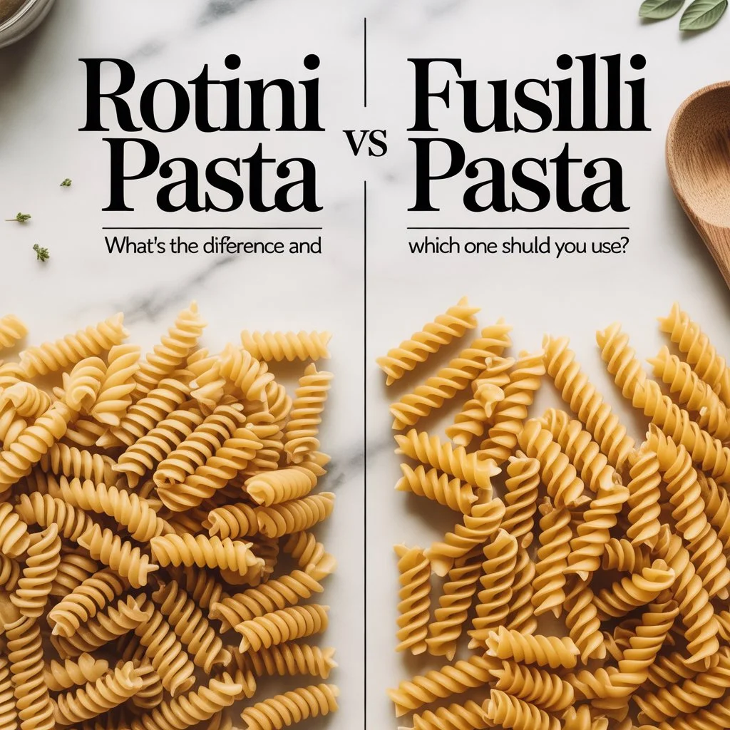 Rotini vs Fusilli Pasta