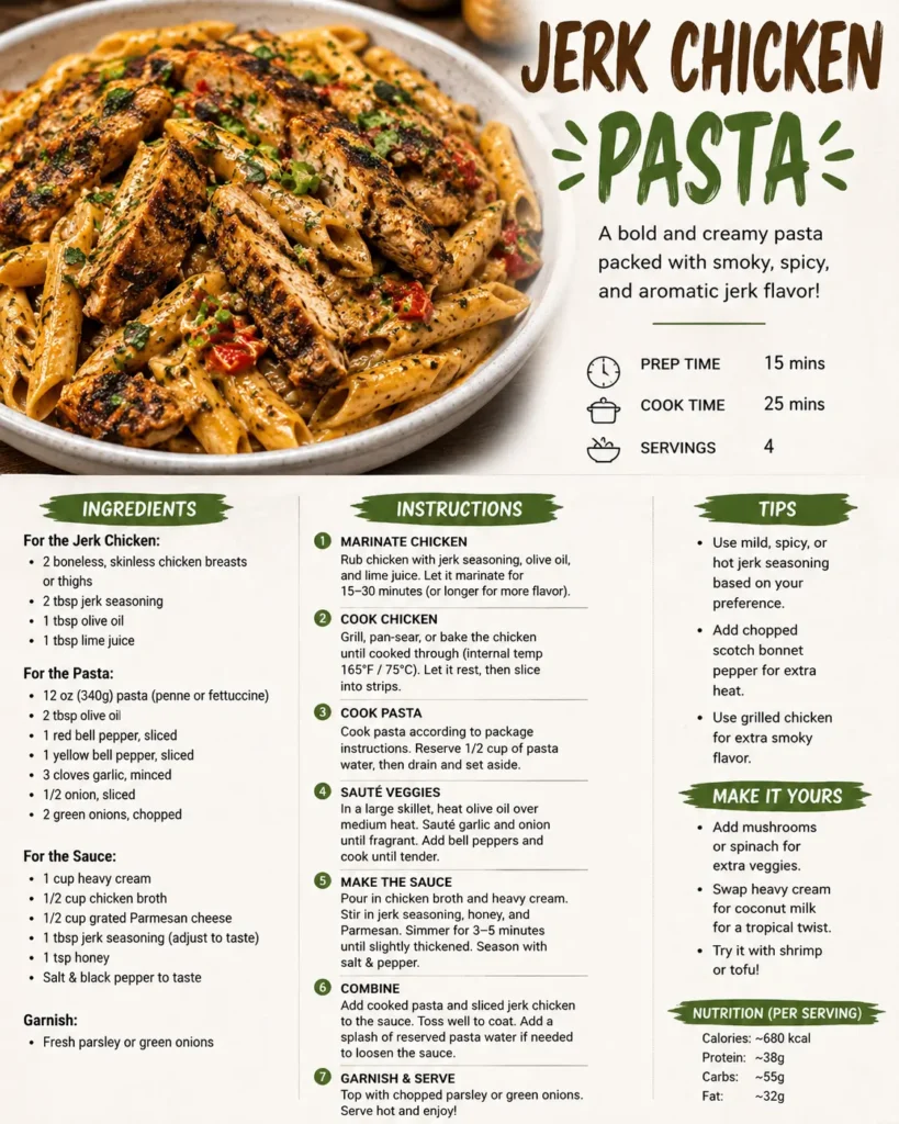 Jerk Chicken Pasta