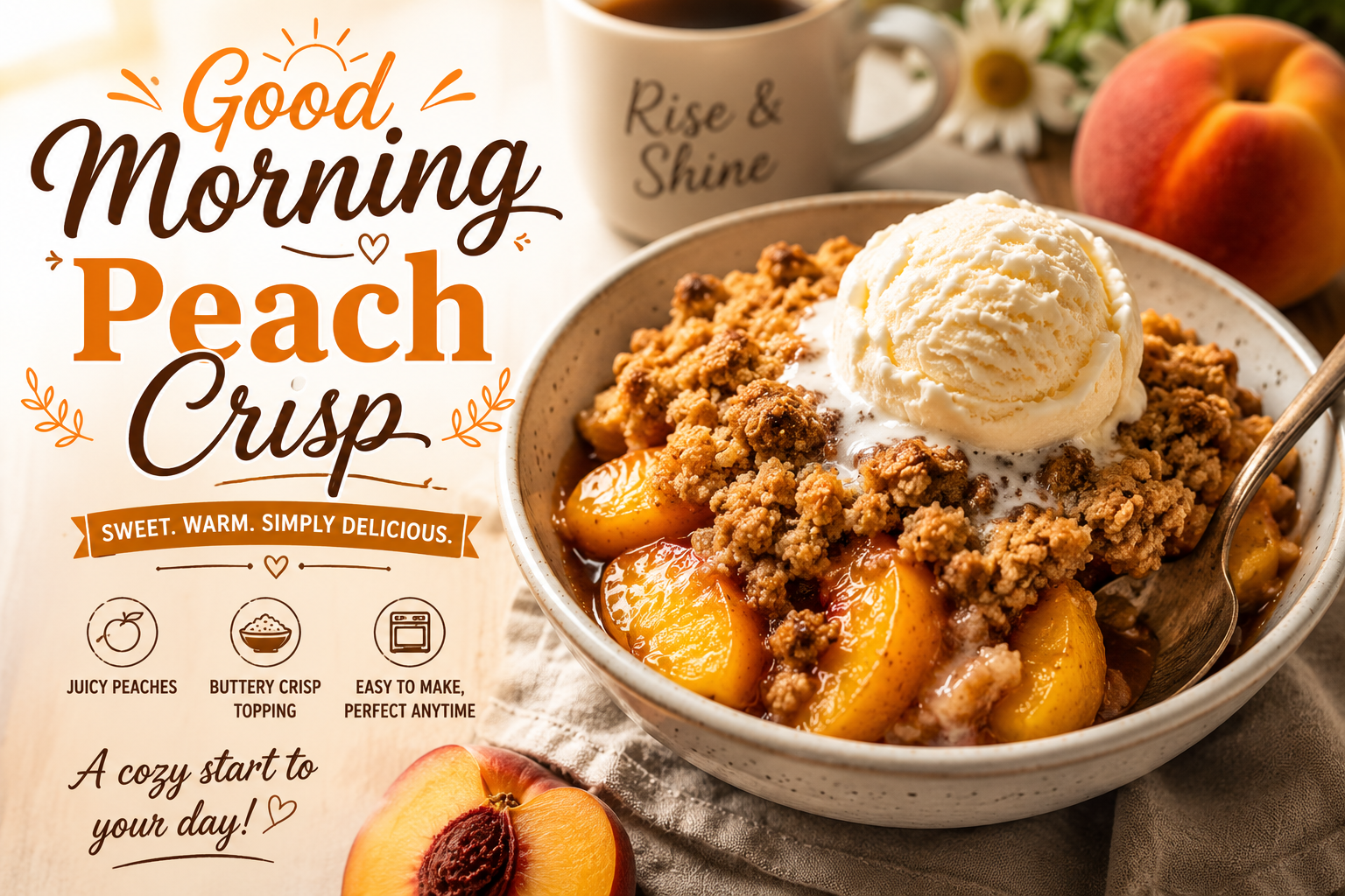Good Morning Peach Crisp
