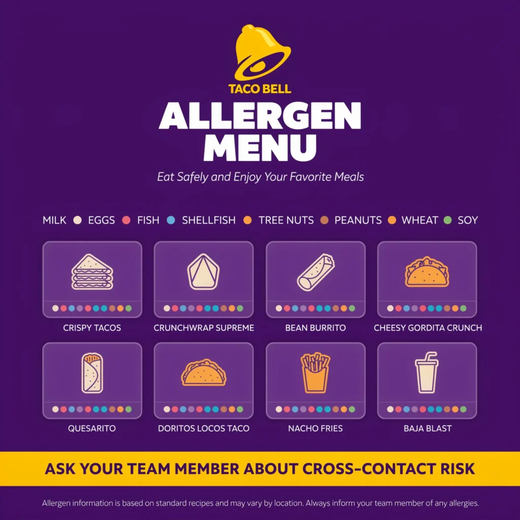 Using the Taco Bell App for Allergy-Friendly Ordering