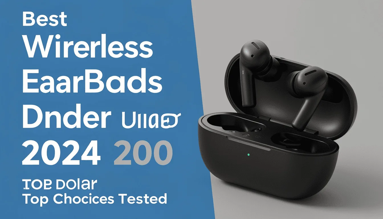 Best Wireless Earbuds Under 200 Dollars 2024